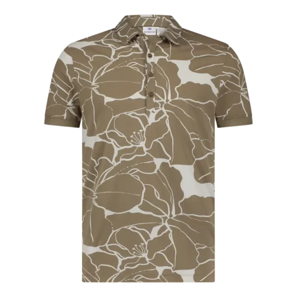 KBIS25-M36_brown_1 Blue Industry Polo KBIS25-M36 Bruin