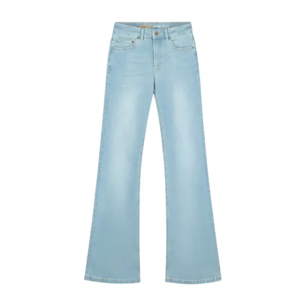 Kuyichi_SpringSummer-2025_468_25105217_5 Kuyichi Jeans Lisette Flare 25105217 Overdye Blauw