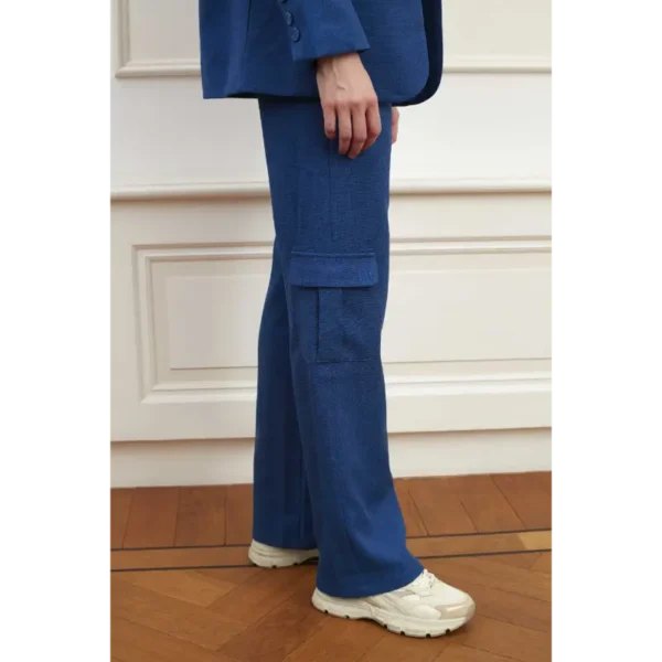 Lofty Manner Broek Trouser Deidra pm33 Navy Blue