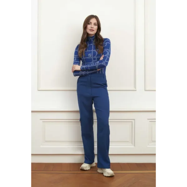 Lofty Manner Top Jayne pm02 Blue Monogra