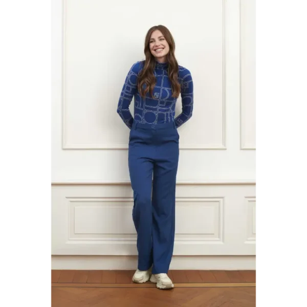 Lofty Manner Top Jayne pm02 Blue Monogra