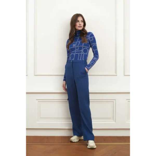 Lofty Manner Top Jayne pm02 Blue Monogra