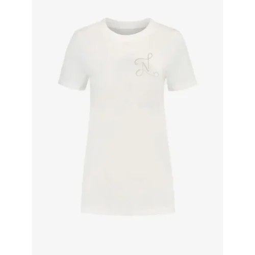 Nikkie T-shirt Swirl N6-070 2502 Off-White