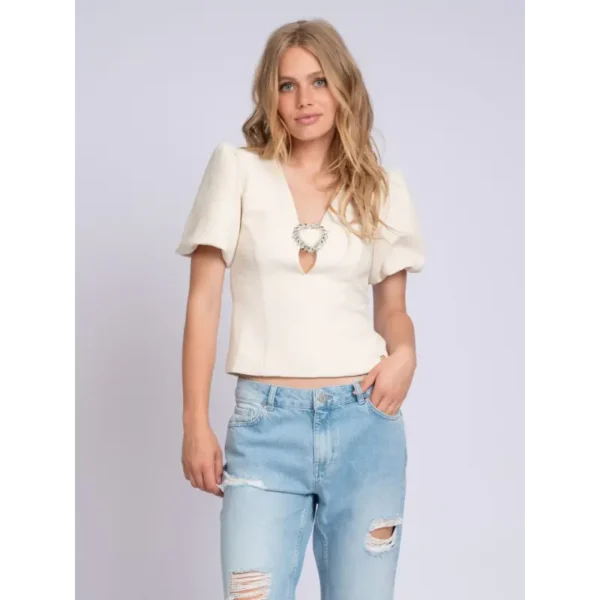 Nikkie Top Ismay N6-145 2502 Cream