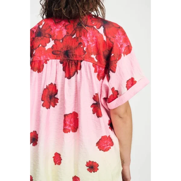 POM-Amsterda_SS25_100_SP9091_5 POM Amsterdam Blouse Flower SP9091 Off-White