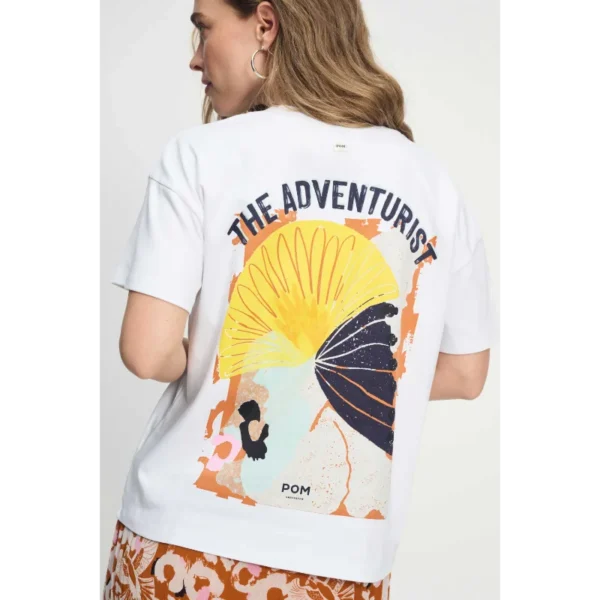 POM Amsterdam T-shirt Adventurist SP9132 White