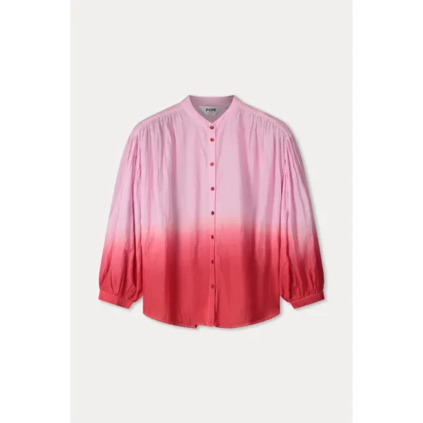 POM-Amsterda_SS25_400_SP9080_2 POM Amsterdam Blouse Faded SP9080 Rood