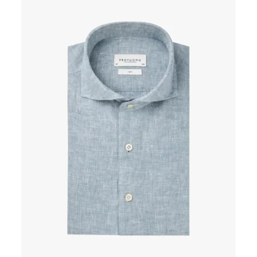 Profuomo Overhemd PPWH10020c Blauw