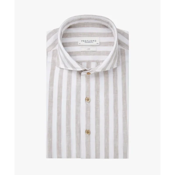 Profuomo Overhemd PPWH10021a Beige