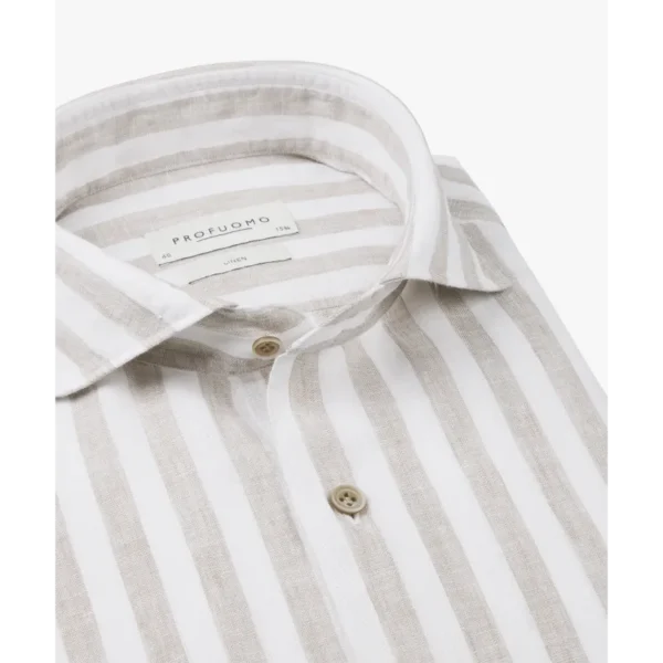 Profuomo Overhemd PPWH10021a Beige