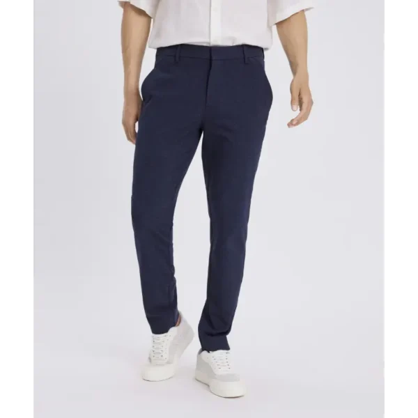 Plain_SS25_31005-blue-grey-melange_40418 PLAIN Broek Josh 40418 Blue Grey