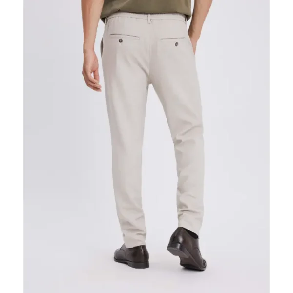 Plain_SS25_31183-silver-sand-melange_40427_2 PLAIN Broek Theo 40427 Off-White
