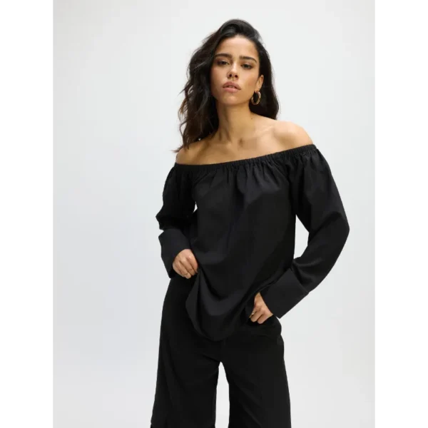 R2502957618_999_01 Refined Department Blouse Montana r2502957618 Zwart