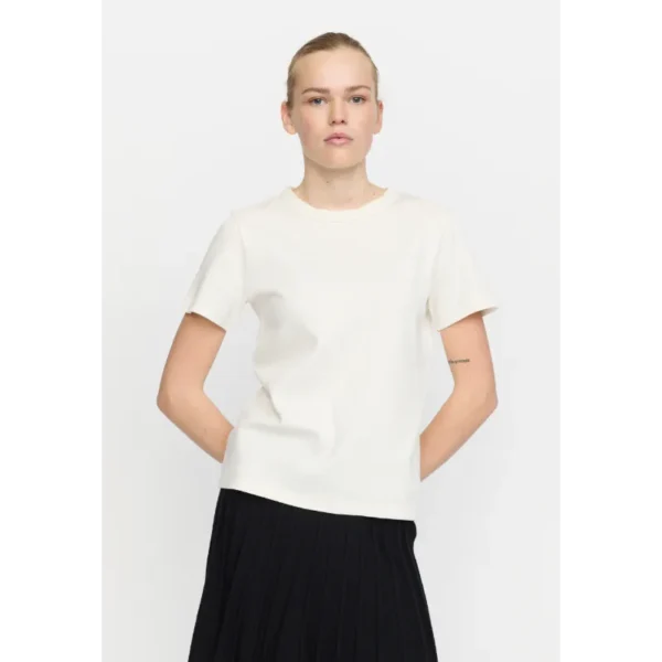 SR122-300-1 - 002 Snow White - Extra 1 Soft Rebels T-shirt sr122-300-1 SRHella Wit