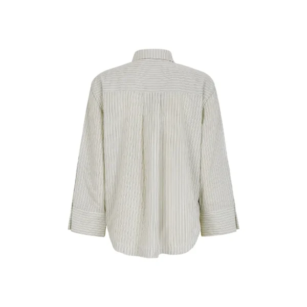SR225-704 - 232 Snow White Stripe - Extra 5 Soft Rebels Blouse sr225-704 SRPeggy Off-White
