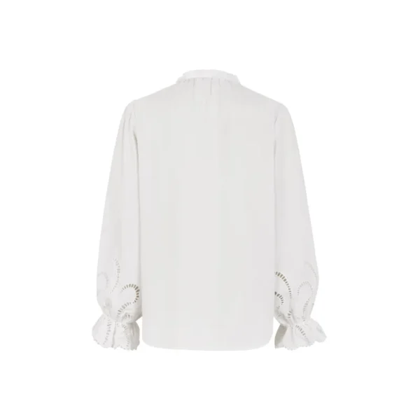 SR225-901 - 002 Snow White - Extra 5 Soft Rebels Blouse sr225-901 SRDemi Wit