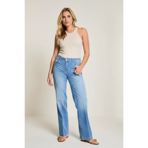 Parami Broek Eve ss251.212136-d16 Lichtblauw
