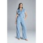 Homage Jumpsuit H-CS25m17 Mid Wash