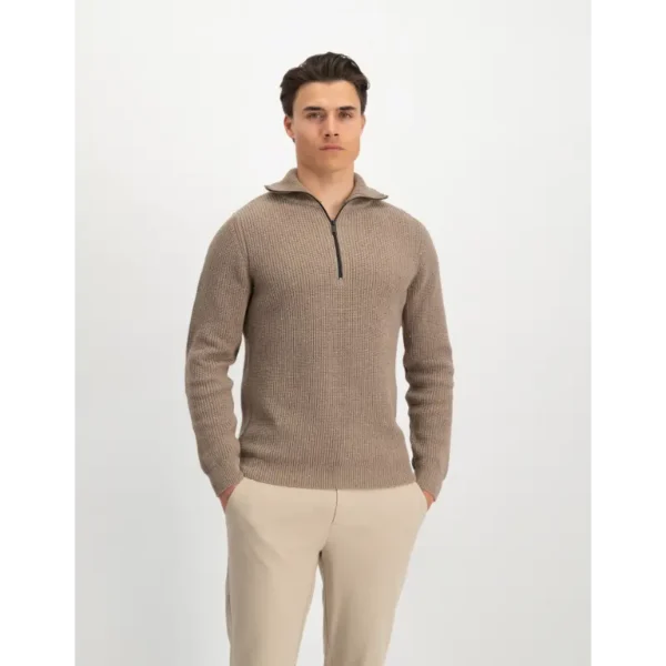 Saint-Steve_AW24_50004-taupe-mel_230573 Saint Steve Trui Ken 230573 Taupe