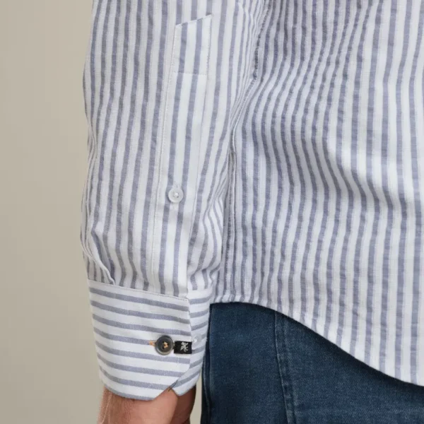 VSI2502203-5407_model_5 Vanguard Overhemd vsi2502203 Donkerblauw