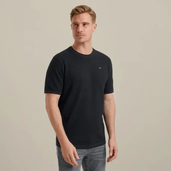 VTSS2502508-5281_model_2 Vanguard T-Shirt vtss2502508 Donkerblauw