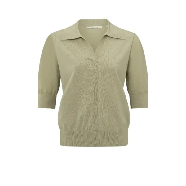 01-000459-504_99980 Yaya Sweater 01-000459-504 Groen