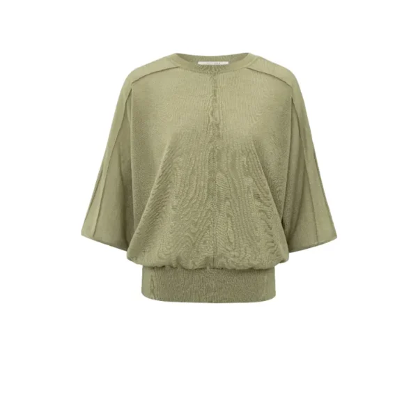 01-000469-504_99980 Yaya Sweater 01-000469-504 Groen