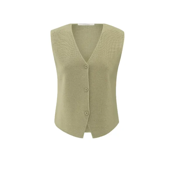 01-010103-504_99980 Yaya Vest 01-010103-504 Groen