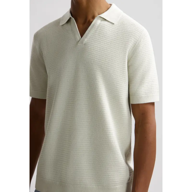 421018 Silver Birch4 Dstrezzed Polo Kostas 421018 102 Off-White