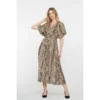 Geisha Jurk 57092-20 Beige/Bruin