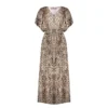 Geisha Jurk 57092-20 Beige/Bruin