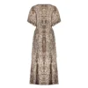 Geisha Jurk 57092-20 Beige/Bruin