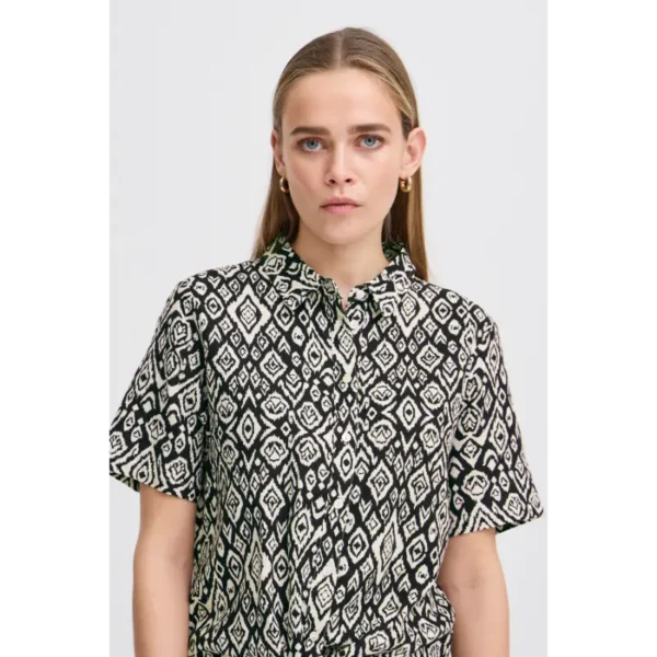 ICHI_MS-2025_204432_20122921-204432_4 Ichi Blouse Ihlinno 20122921 Zwart