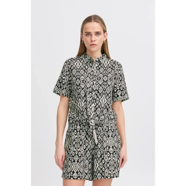 ICHI_MS-2025_204432_20122921-204432_6 Ichi Blouse Ihlinno 20122921 Zwart