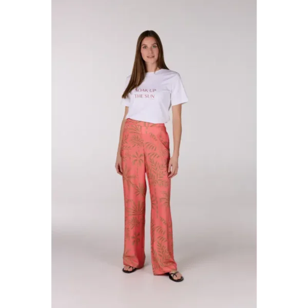 JANSEN-Amste_Hoogzomer-25_1313_FUN-HS25_3 Jansen Amsterdam T-shirt Fun hs25 Koraal