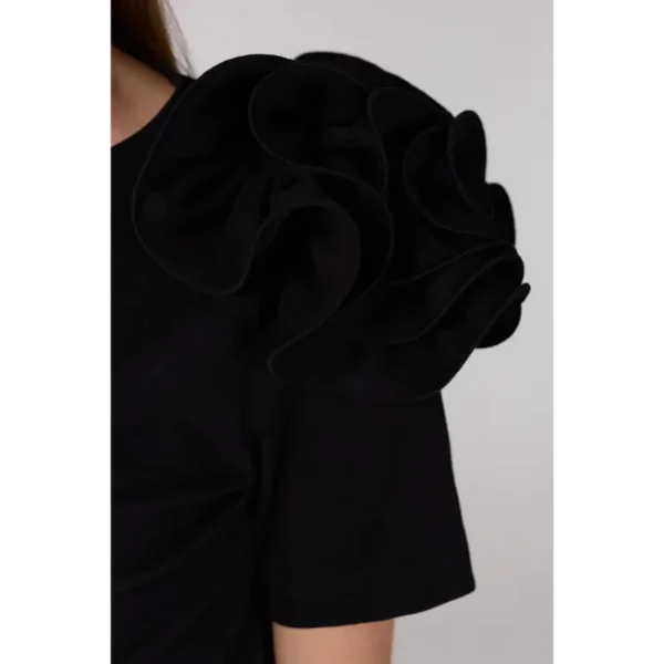 JANSEN-Amste_Zomer-25_999_ROXY-SS25_4 Jansen Amsterdam T-shirt Roxy Zwart