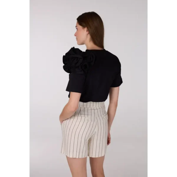 JANSEN-Amste_Zomer-25_999_ROXY-SS25_5 Jansen Amsterdam T-shirt Roxy Zwart