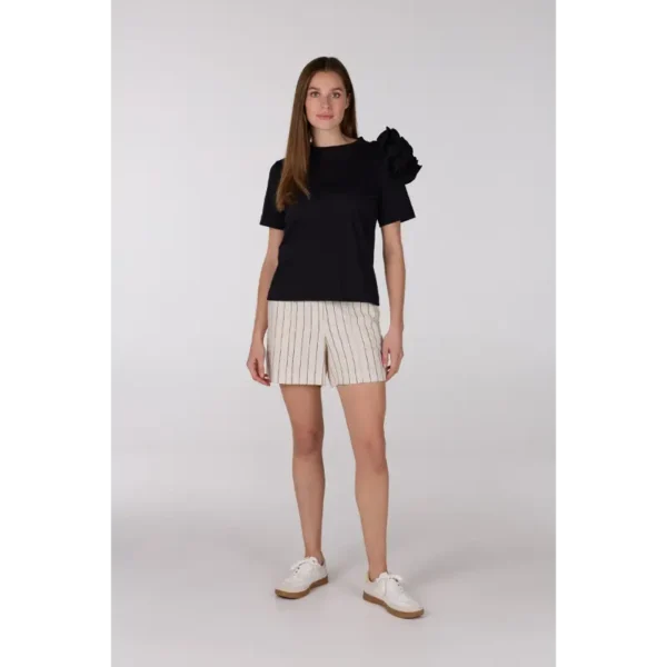 JANSEN-Amste_Zomer-25_999_ROXY-SS25_7 Jansen Amsterdam T-shirt Roxy Zwart