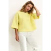 Yaya Sweater 01-109087-504 Geel
