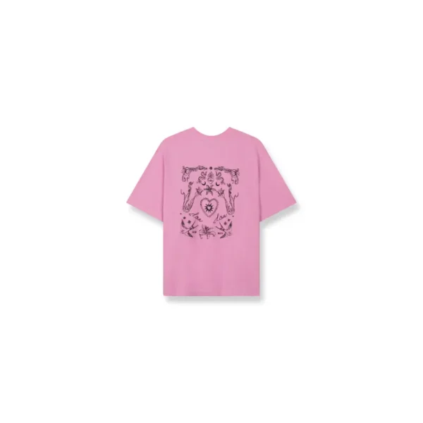 R2503722636_300_04 Refined Department T-shirt Maggy r2503722636 Roze