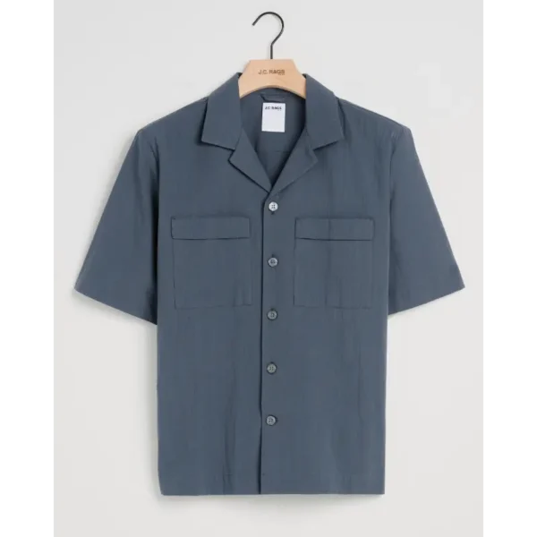 095846_004_20 JC Rags Overhemd Aaron 095846 Blauw