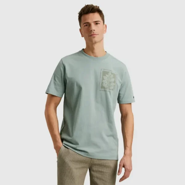 Cast-Iron_CI-25-05_5225_CTSS2505586-5225_3 Cast Iron T-Shirt Jersey ctss2505586 Groen