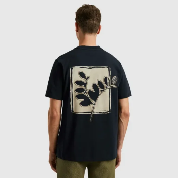 Cast-Iron_CI-25-05_5287_CTSS2505587-5287_4 Cast Iron T-Shirt Jersey ctss2505587 Donkerblauw