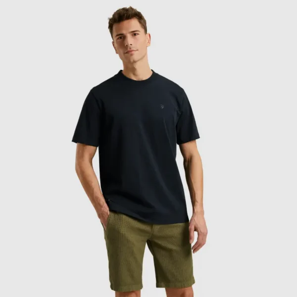 Cast-Iron_CI-25-05_5287_CTSS2505587-5287_5 Cast Iron T-Shirt Jersey ctss2505587 Donkerblauw