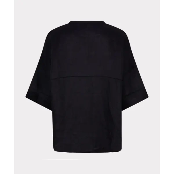 EsQualo_2025-High-Summer_000_HS25.28222_2 Esqualo Blouse hs25.28222 Zwart