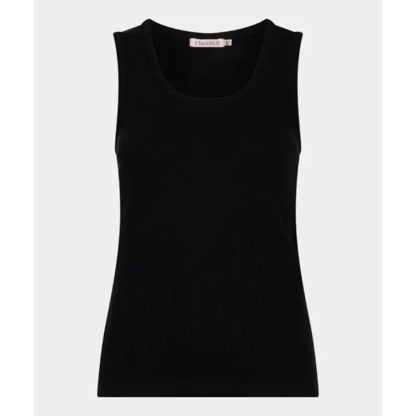 Esqualo Top hs25.30205 Zwart