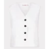 Esqualo Gilet hs25.10220 Off-White