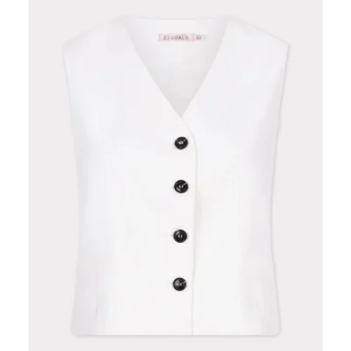 Esqualo Gilet hs25.10220 Off-White