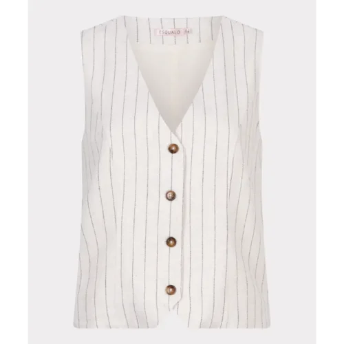 Esqualo Gilet hs25.28214 Off-White