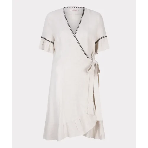 Esqualo Jurk hs25.28218 Off-White